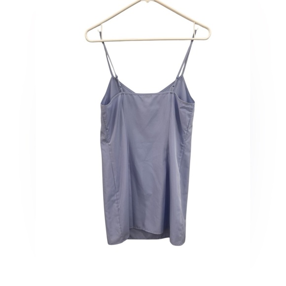 Club Monaco Women's Silk Slip Mini Dress Lavender Purple Lightweight Size 00 - Picture 9 of 9